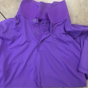 Men’s Adidas Size Large Purple Polo